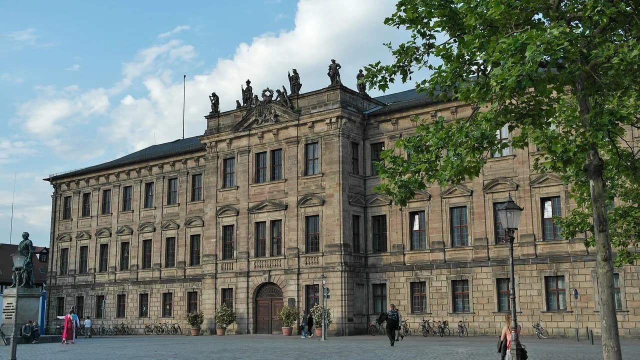 Erlangen Innenstadt Gebäude Historisch Architektur
