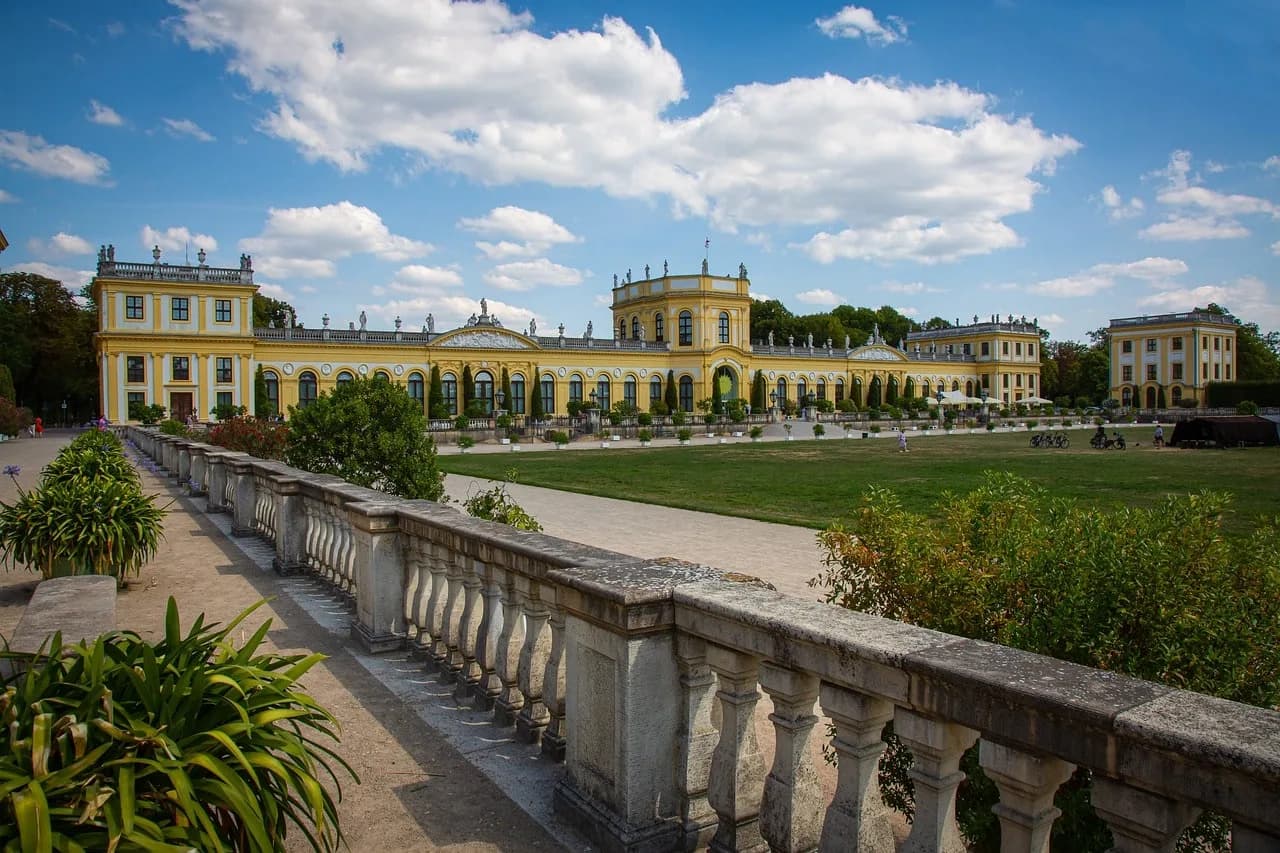 Kassel, Karlsaue, Staatspark, Historische Alte Gebäude, Architektur