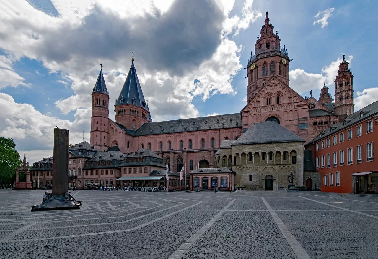 Mainz Dom Kathedrale Innenstadt Historisch Altstadt