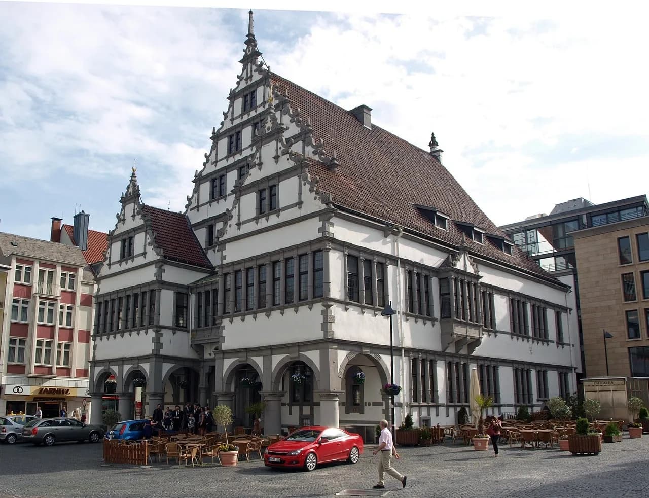 Paderborn, Rathaus, Historisch, Architektur, Innenstadt